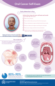 How to perform an oral surgery self exam